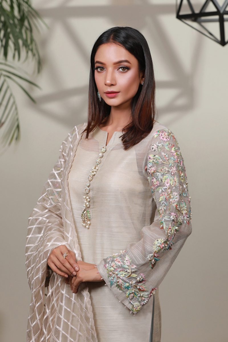 SUMMER ORCHARD COOLWATER PRET by Faiza Saqlain - chambeili Bridal