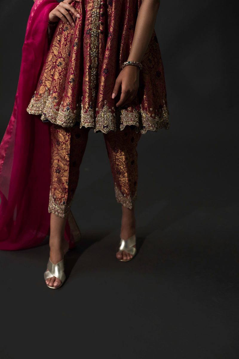 NOUSHA Regal Angrakha Occasion Wear 2019 by Zonia Anwaar - chambeili Bridal